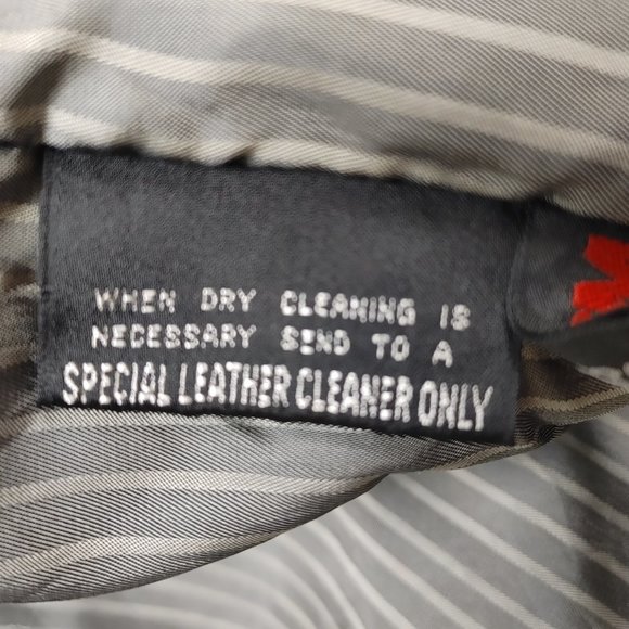 GENUINE LEATHER/FUR WOMANS COAT SIZE M BY PELLE STUDIO FEATURING THINSULATE - Picture 7 of 14